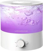 MEGAWISE Cool Mist Humidifiers for Bedroom, BabyRoom, Office and Plants, 0.5 Gal Essential Oil Diffuser with Adjustable Mist Output, 25dB Quiet Ultrasonic Humidifiers, Up to 10H, Easy to Clean