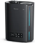 BREEZOME 6L Humidifiers for Bedroom Large Room & Essential Oil Diffuser, Ultrasonic Top Fill Cool Mist Humidifiers for Baby, Plants, Nursery Last up to 60 Hours, Smart Humidistat Control, Quiet, Black