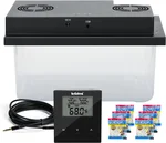 Briidea Electric Humidifiers for Cabinet (10-50 Cubic Ft.), 30% RH~80% RH Humidity Setting Values, Perfect Monitoring Temperature and Humidity, 12V Adapter Power Supply