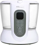 AIRCARE duet 1.2 gallon ultrasonic whisper quiet warm and cool mist humidifier for large bedroom or baby nursery with coverage up to 700 square feet. (Grey)