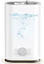 6L Humidifiers for Bedroom, WELOV BoostMist Cool Mist Humidifiers, 22dB Quiet Ultrasonic Humidifier with NightLight, 43.3" Mist Height, Ideal for Home, Office, Health Care and Plant Care