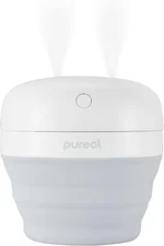 Pureal Foldable Mini Humidifier, 500ML Portable Small Cool Mist for up to 10 Hrs, for Baby Bedroom Travel Office Home, Auto Shut-Off, 3 Mist Modes, Super Quiet
