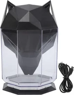 Wolf - Head Aesthetic Air Humidifier, Air Humidifier, Unique Wolf Head Design, Scratch Resistant Stable, Durably ABS, Dust Dispersion, Decorative Design for Home and Gamers (Black)