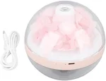 HEEPDD Eternal Flower Humidifier, Pink Rose Aromatherapy Diffuser with LED Light, 270ML Ultrasonic Mist for Bedroom, Office, Yoga Studio