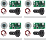 4Pcs USB Humidifier Module USB Spray Module Circuit Board Atomization Module 5V Atomization Plate Circuit Board Atomization Module Atomizer DIY Incubation Experimental Equipment