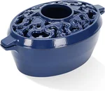 Wood Stove Steamer,2.5Quart Cast Iron Humidifier for Wood Stove,Large Capacity Wood Stove Humidifier,Large Diameter Mouth Lattice Top Rust Resistant Fireplace Humidifier Pot,Black