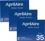 Generic 3 PACK Replacement for AprilAire 35 Water Panel Humidifier Filter Whole-House Humidifier Models 350, 360, 560, 560A, 568, 600, 600A, 600M, 700, 700A, 700M, 760, 760A, 768, WHITE
