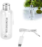 300ml Air Humidifier,Mini Water Bottle Car Humidifier,USB Super Quiet Water Bottle Humidifiers Portable for Travel Office Car Baby Bedroom Desk Study(1)