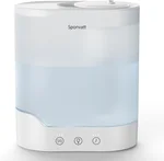 Sponvatt Humidifiers for Bedroom Home,2.5L Top Fill Cool Mist Air Humidifier for Large Room Baby Nursery,Quiet Ultrasonic,With Oil Diffuser and Nightlight,for Plants,Office,Easy to Clean,Auto Shut-Off