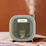 Cute Pet Humidifier,13.5oz Creative TV Humidifier, USB Plug in Use, Desktop Silent Spray, High Appearance Level Gifts (Green)