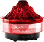 Essential Oil Diffuser Aromatherapy Volcanic Diffuser Humidifier 260ml Cold Mist Portable Humidification with Remote Control Seven Color Lights and Auto-Off Safety Switch-Light