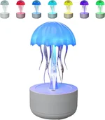 Jellyfish Humidifier 300ml Essential Oil Diffuser with 7 Color Night Light,Silent Operation 30dB for Bedroom Office,Auto Shut Off Humidifier for Home Fragrance and Comfort