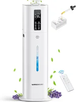 VAGKRI Humidifiers for Large Room, 12L Ultrasonic Cool Mist Humidifier for Home 1000 sq ft, 3 Mist Levels, Auto Mode, Whole House Humidifiers with Essential Oil Diffuser for Baby Bedroom Home Plant