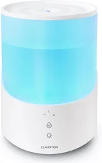 Humidifier for Bedroom, 2.5L Cool Mist Humidifier with Essential Oils Diffuser and Nightlight, Top Fill Humidifiers for Home, Auto Shut-off