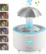 Umbrella Aromatherapy Humidifier, Rotating Umbrella Aromatherapy Diffuser, 7 Color LED Night Light with Remote Control and Timer, Great for Sleep, Home, Bedroom, Study Room