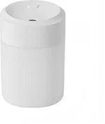 Portable Mini Humidifier with LED Light, Colorful, Cool Mist, USB Powered. Perfect for Bedroom, Office & Car (200ml, White&Transparent)