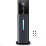 Humidifiers Large Room Bedroom with 7 Colors Light, 2.1Gal(8L) 3 Speed Quiet Ultrasonic Cool Mist Humidifier with 360° Nozzle, Humidity Setting, Timer, Aroma Box for Home Plant Baby Yoga Sleep (Blue)