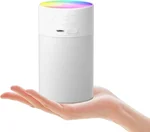 Portable Small Humidifier, USB Personal Desktop Humidifier for Car, Office Room, Bedroom, Auto Shut-Off, 2 Mist Modes, Super Quiet, 200ml