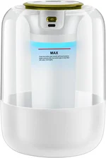 Humidifier with Double Nozzle, 2.2L Humidifiers for Bedroom, 26dB Quiet Dual Spray Cold Mist Humidifier for Plants, Office, and Home Baby Nursery, 3 Gear and Night Light, Easy to Fill & Clean