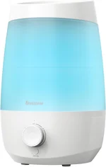 BREEZOME Humidifiers for Bedroom, 250ml/h Mist Output, 2.5L Humidifiers for home, 25hrs Essential Oil Diffuser, 7 Adjustable LED, 25dB Quiet Operation for Nurseries and Indoor Plants, White