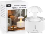 V99 Humidifiers for Bedroom,Aromatherapy Diffuser,Clouds and Cool Mist Humidifier,360° Rotatable, Ultra-Quiet, 2H/4H/8H Timer Function, Compatible with Baby Humidifiers. White